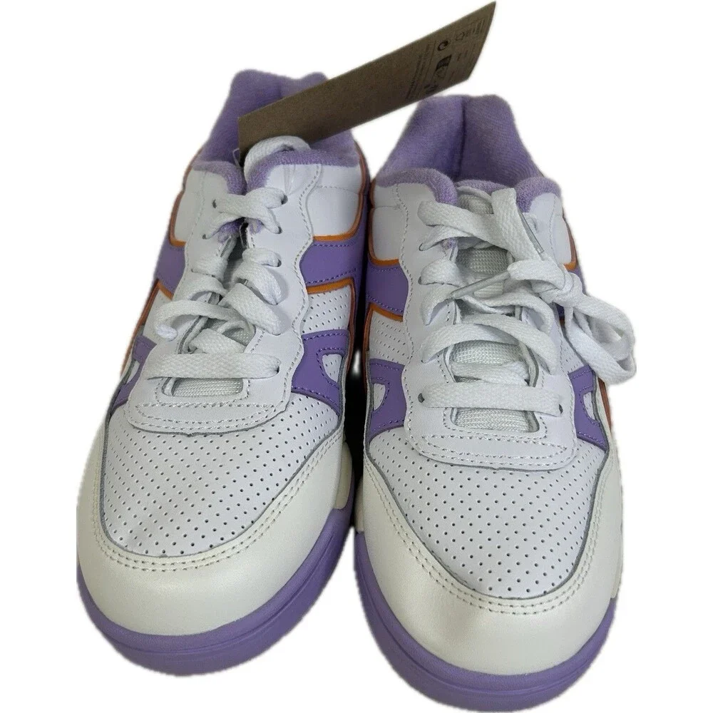 Diadora Womens Size 7.5 Winner Sporty Purple Orange White Tennis Shoes